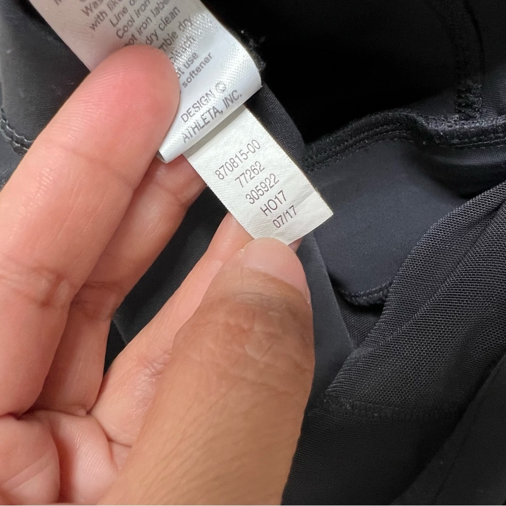 Athleta Black High-Rise Zip Pocket Leggings - Picture 11 of 12
